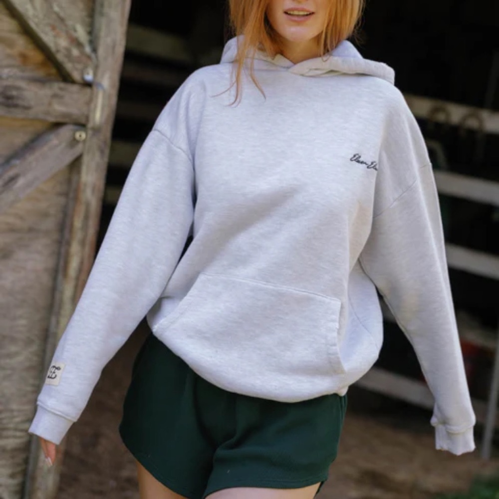 Cozy Light Gray Women's Pullover Hoodie